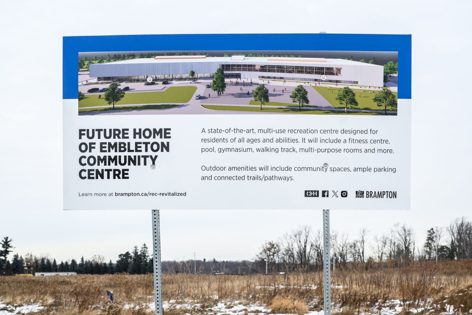 Embleton Roc Post City of Brampton celebrates continued progress on Embleton Community Centre