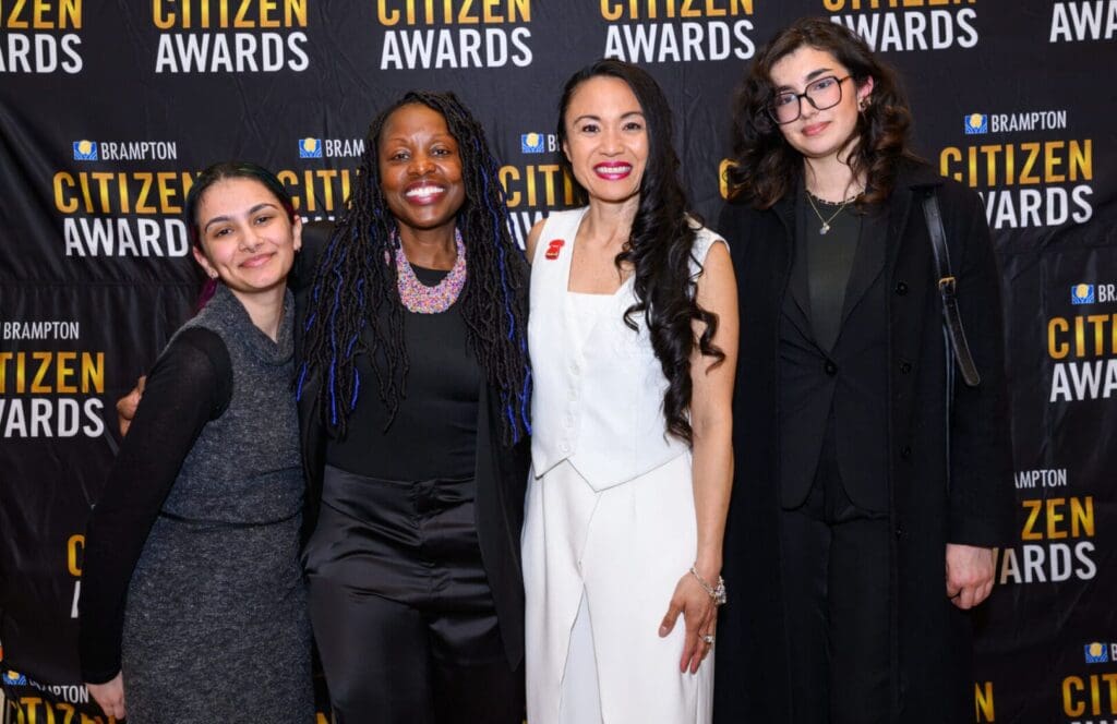 Rowena Santos, Regional Councillor Wards 1 & 5 Pictured With Honorees at the 2025 Citizen Awards Ceremony