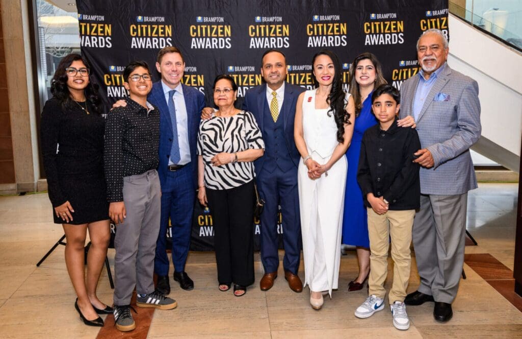 Rowena Santos, Regional Councillor Wards 1 & 5 Pictured With Honorees at the 2025 Citizen Awards Ceremony