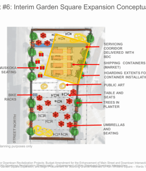 Attachment 6 Interim Garden Square Expansion Conceptual Drawing 1